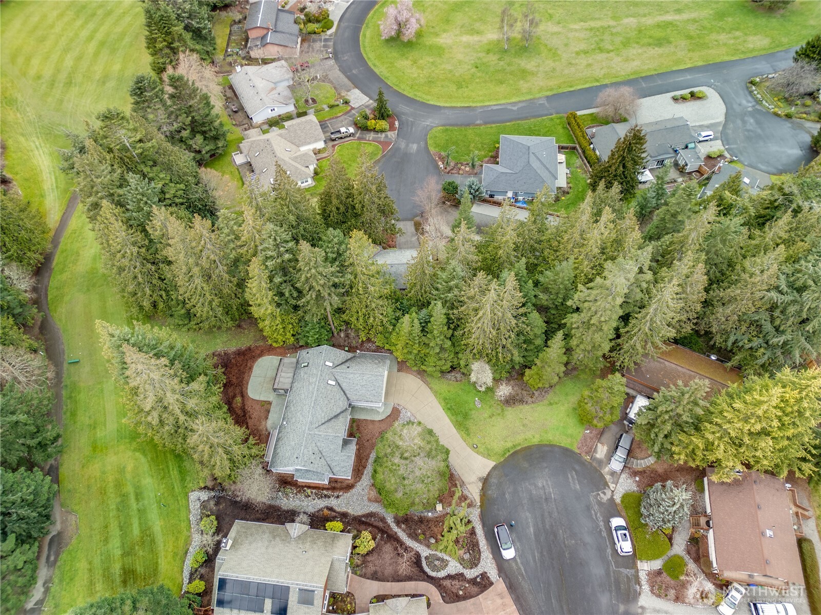 0 Vancouver Place Sequim, WA 98382 - Photo 8 of 26 an aerial view of a house with a swimming pool