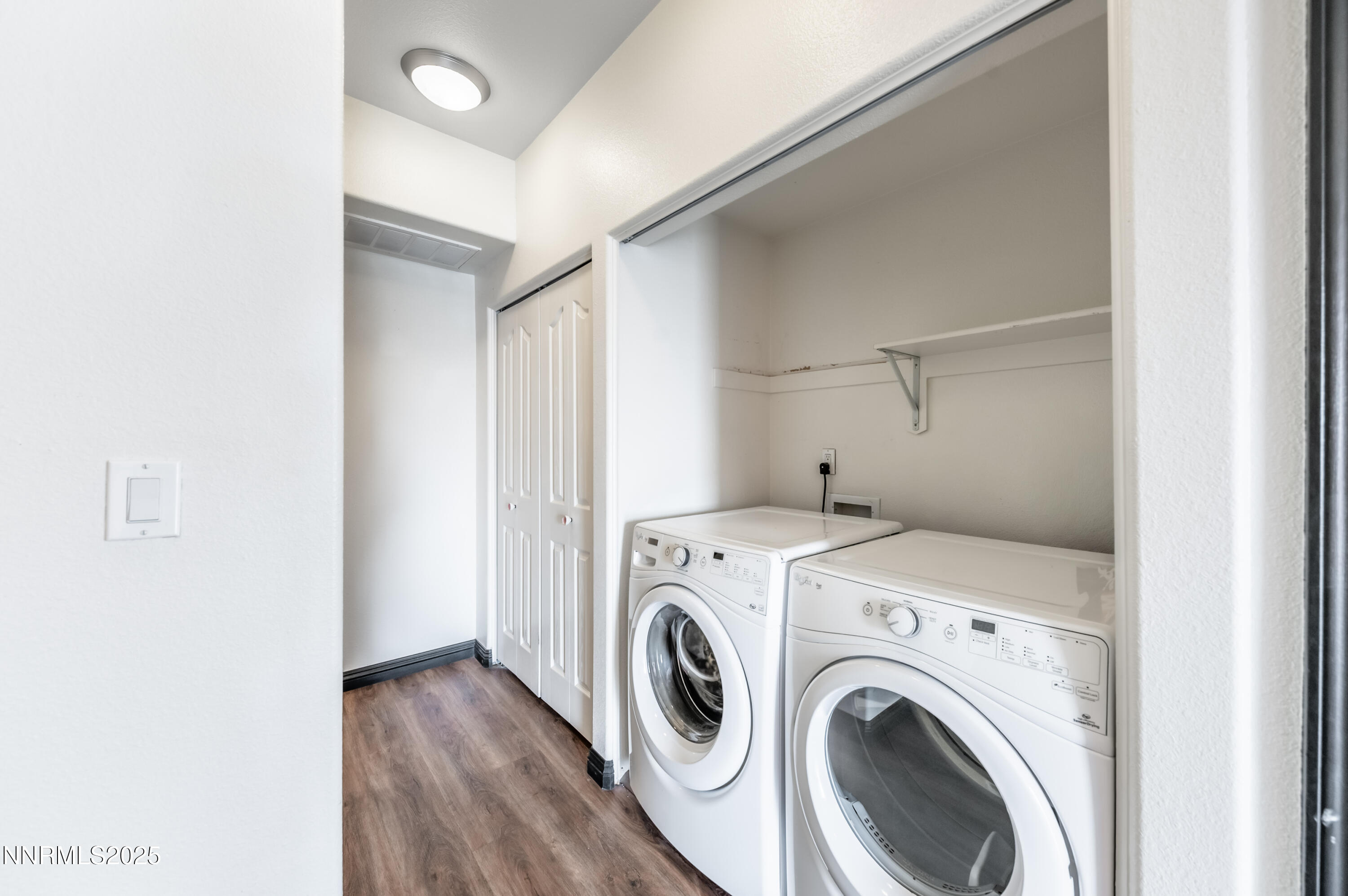 200 West 2nd Street, Unit 1101 Reno, NV 89501 - Photo 19 of 38 a view of storage and utility room with washer and dryer