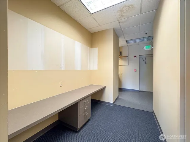 a room with storage and utility