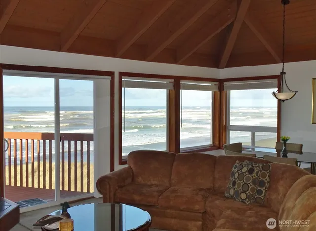 a view of a room and window