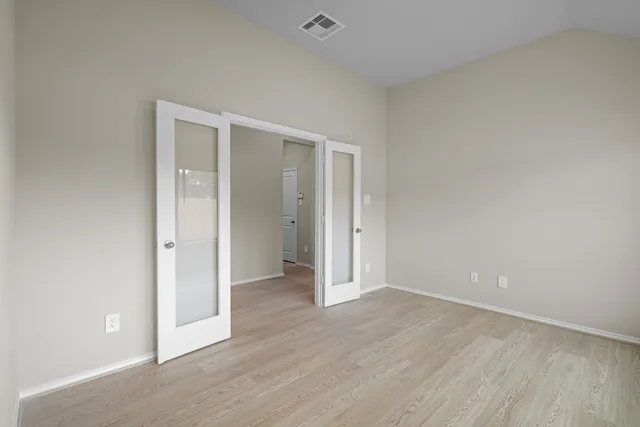 wooden floor in an empty room