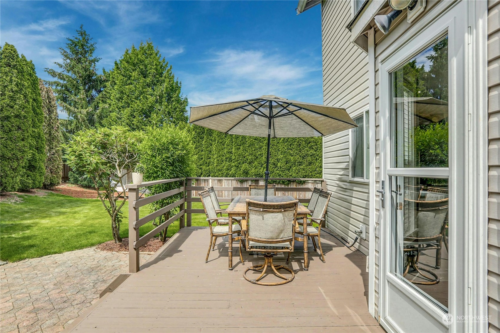 15028 51st Drive Southeast Bothell, WA 98012 - Photo 25 of 31 an outdoor space with furniture and umbrella
