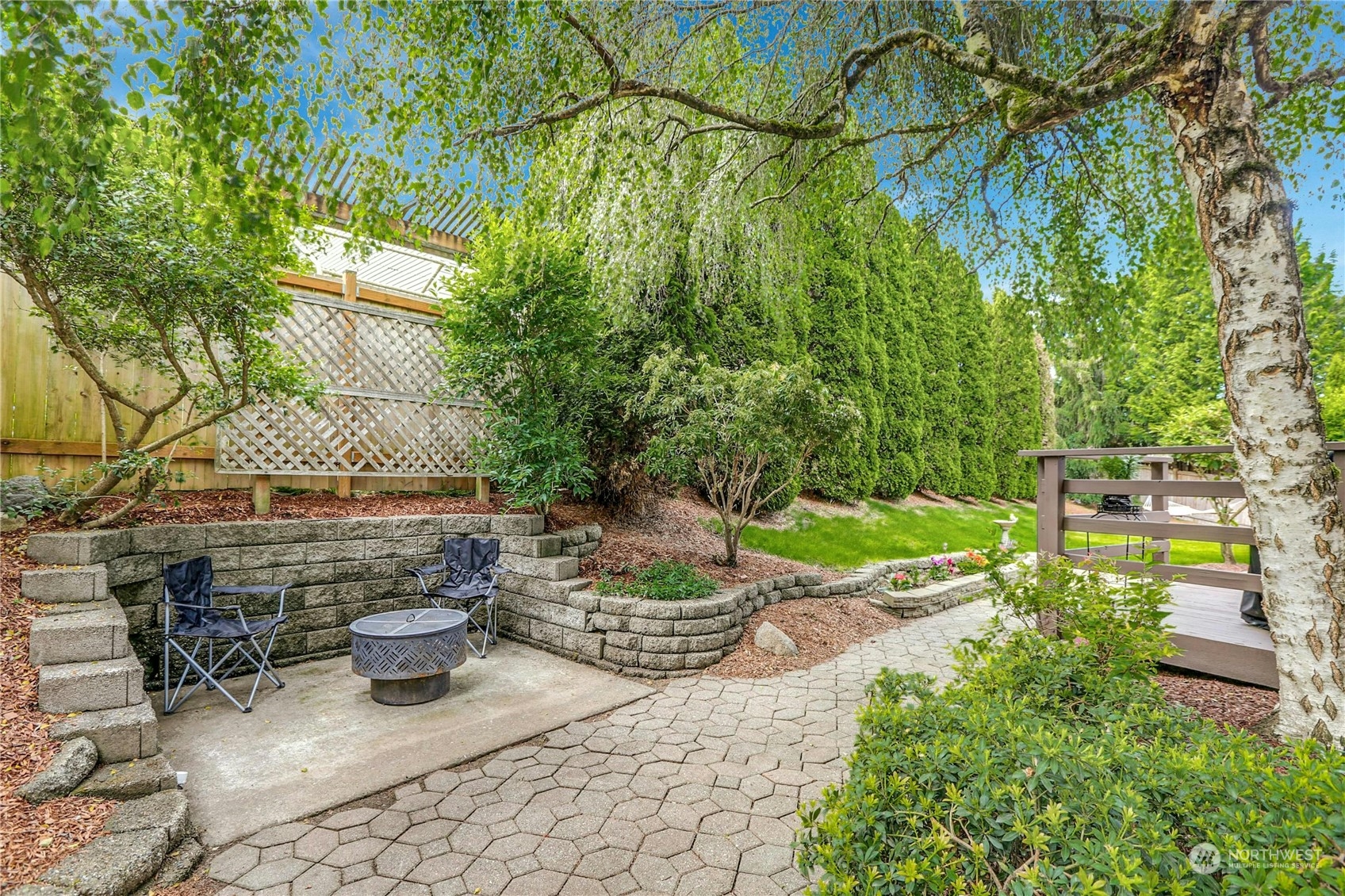 15028 51st Drive Southeast Bothell, WA 98012 - Photo 27 of 31 a view of a chairs and table in backyard