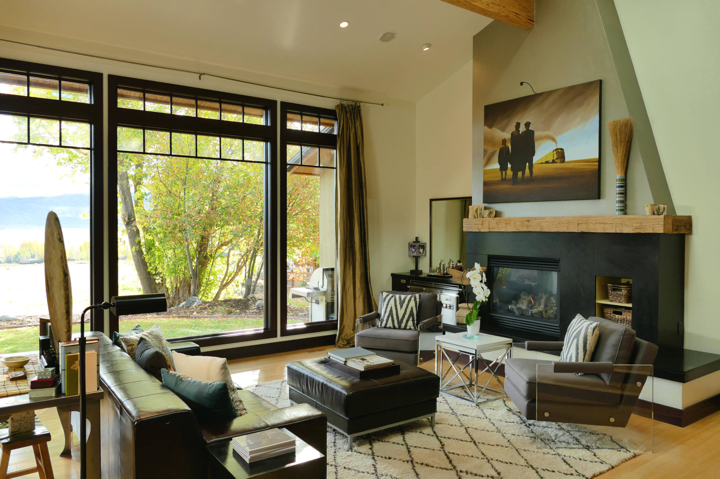 420 Amy Way Ridgway, CO 81432 - Photo 3 of 17 a living room with furniture and a fireplace