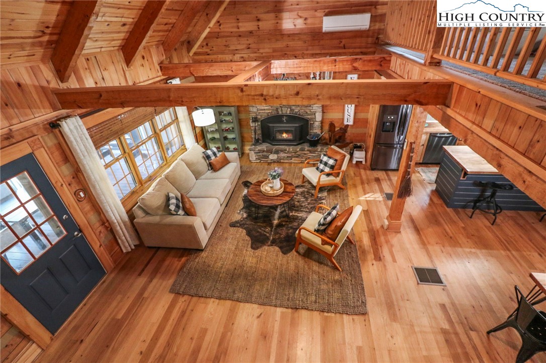 431 Silas Creek Road Lansing, NC 28643 - Photo 20 of 46 a view of balcony with furniture