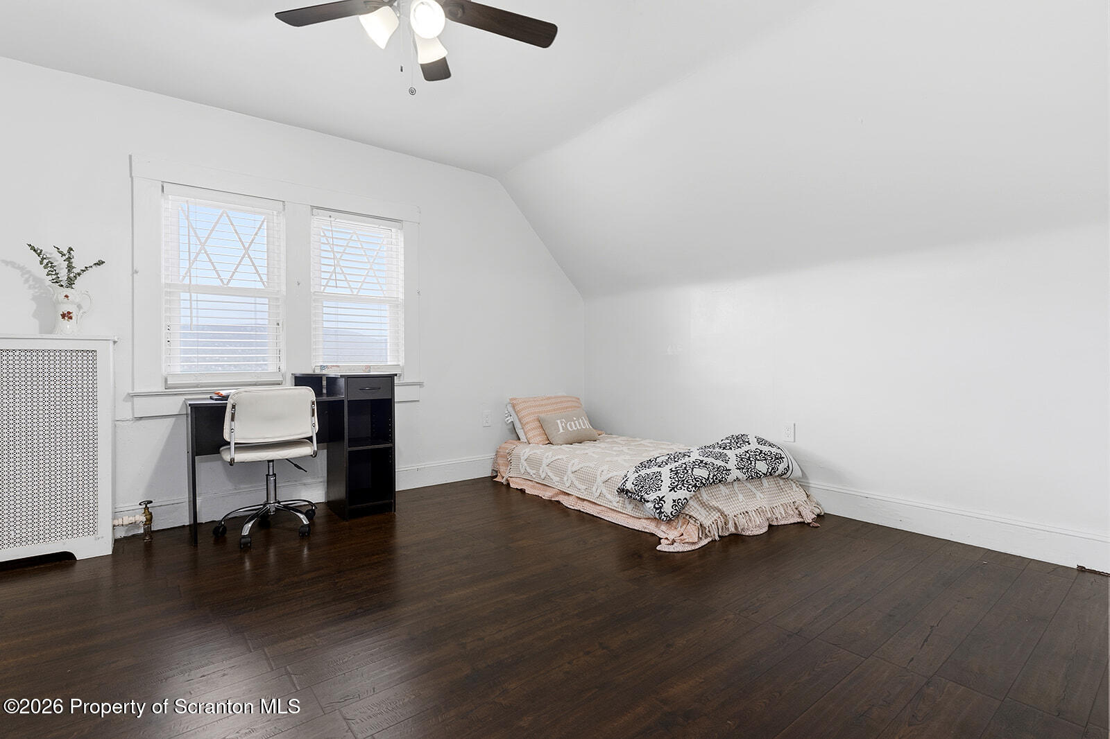 846 Monroe Avenue Scranton, PA 18510 - Photo 48 of 87 a bedroom with furniture and a wooden floor