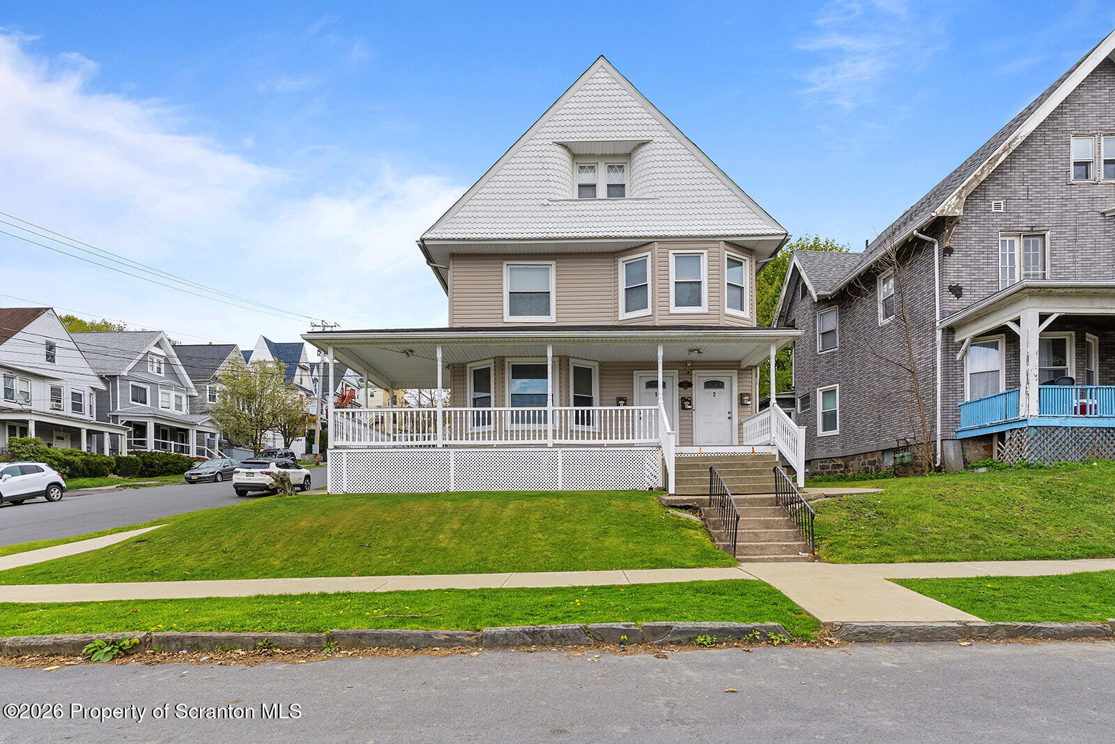 846 Monroe Avenue Scranton, PA 18510 - Photo 85 of 87 a front view of a house with a yard