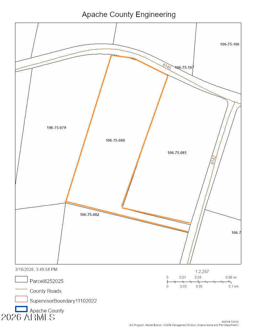Lot 80 Ranch Road, Unit 80 Concho, AZ 85924 - Photo 13 of 13 county map