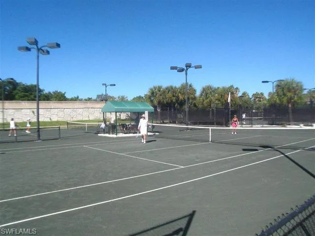 a view of a tennis court