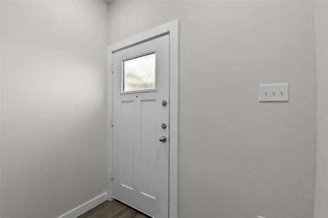 a small space with a window