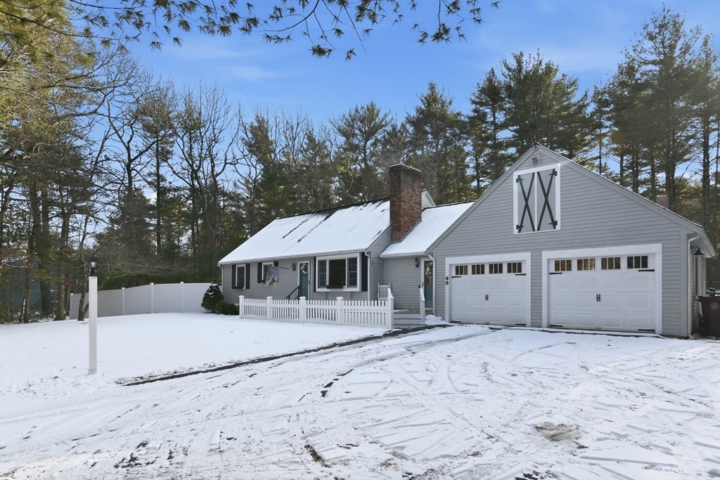 80 Walnut Street Middleboro, MA 02346 - Photo 2 of 34 a house that has a tree covered with snow in the background