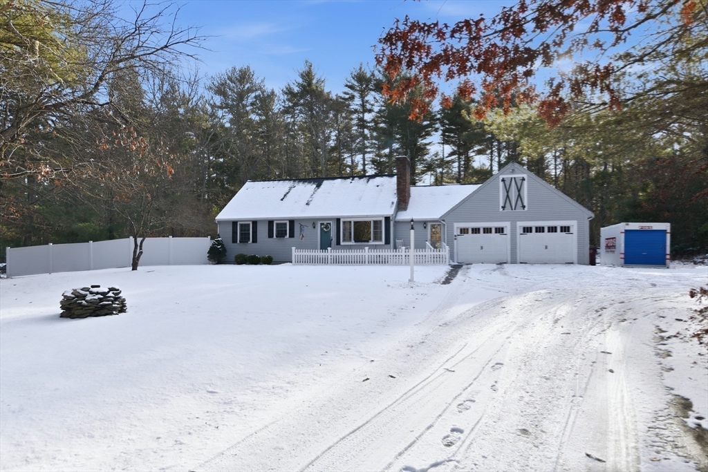 80 Walnut Street Middleboro, MA 02346 - Photo 31 of 34 a front view of a house with a snow