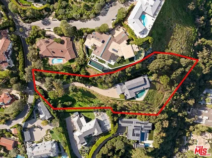 an aerial view of a