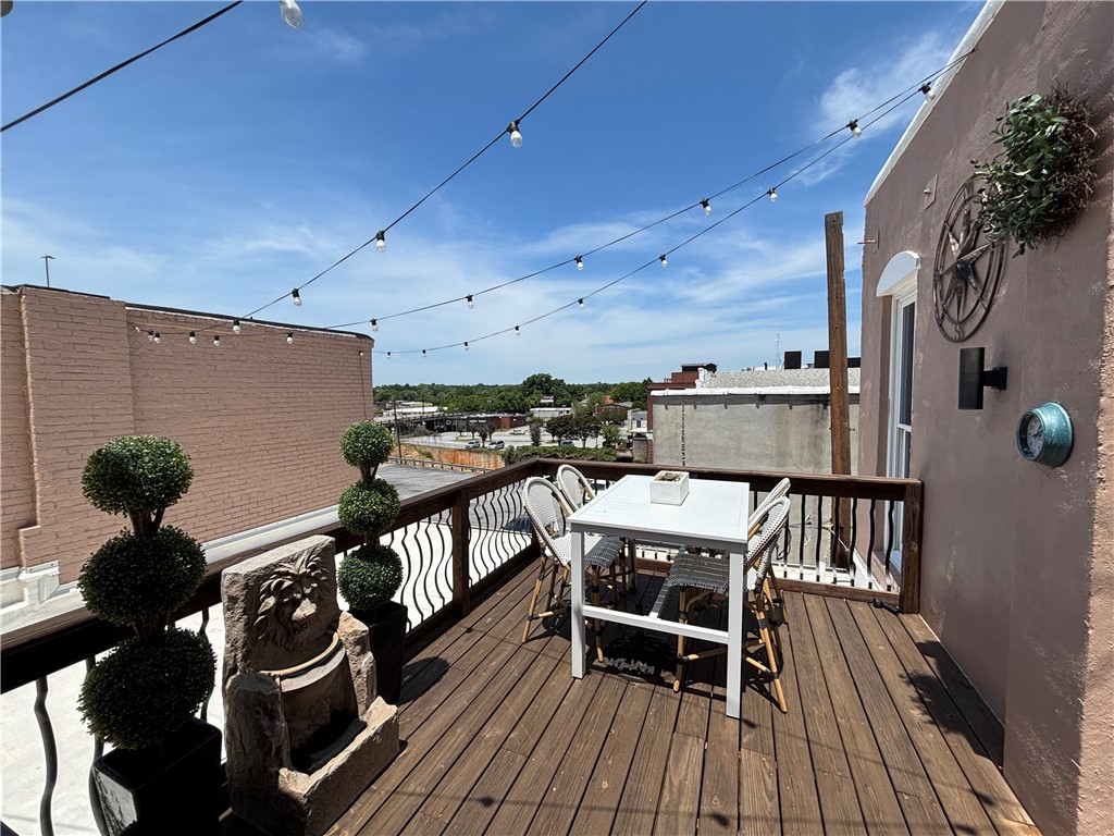 100 West Whitner Street, Unit 107 Anderson, SC 29624 - Photo 30 of 31 Private Patio on the Balcony