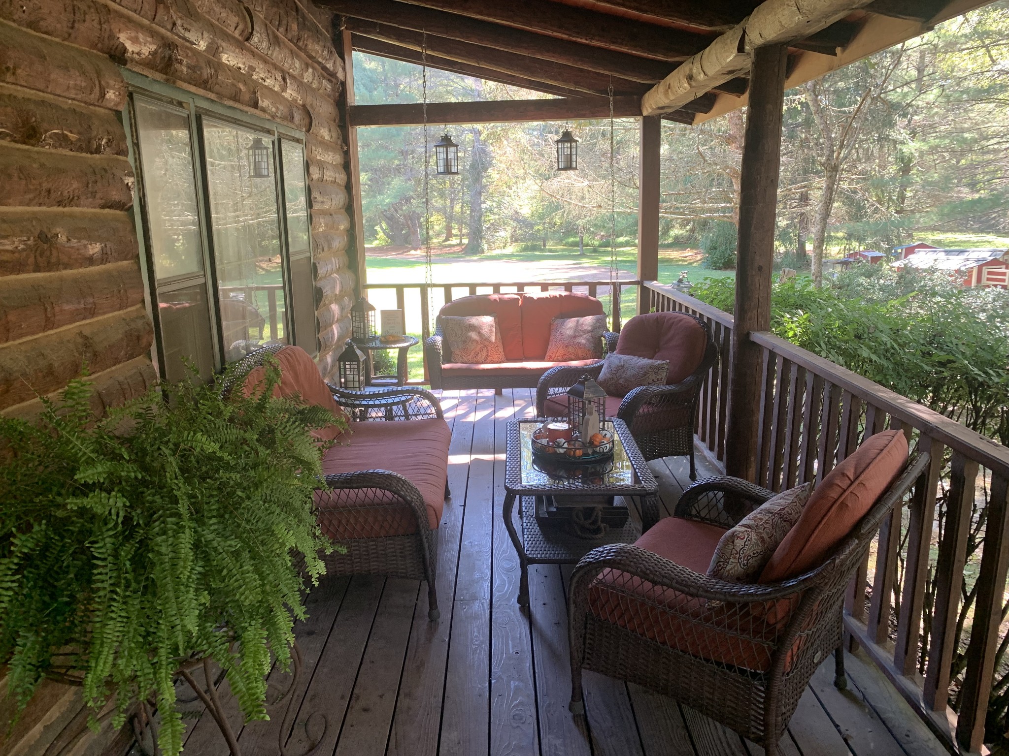 1006 Remington Place Manchester, TN 37355 - Photo 80 of 98 a balcony view with couple of chairs and a potted plant