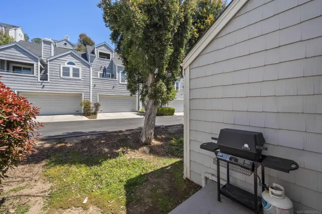 front view of a house with a street
