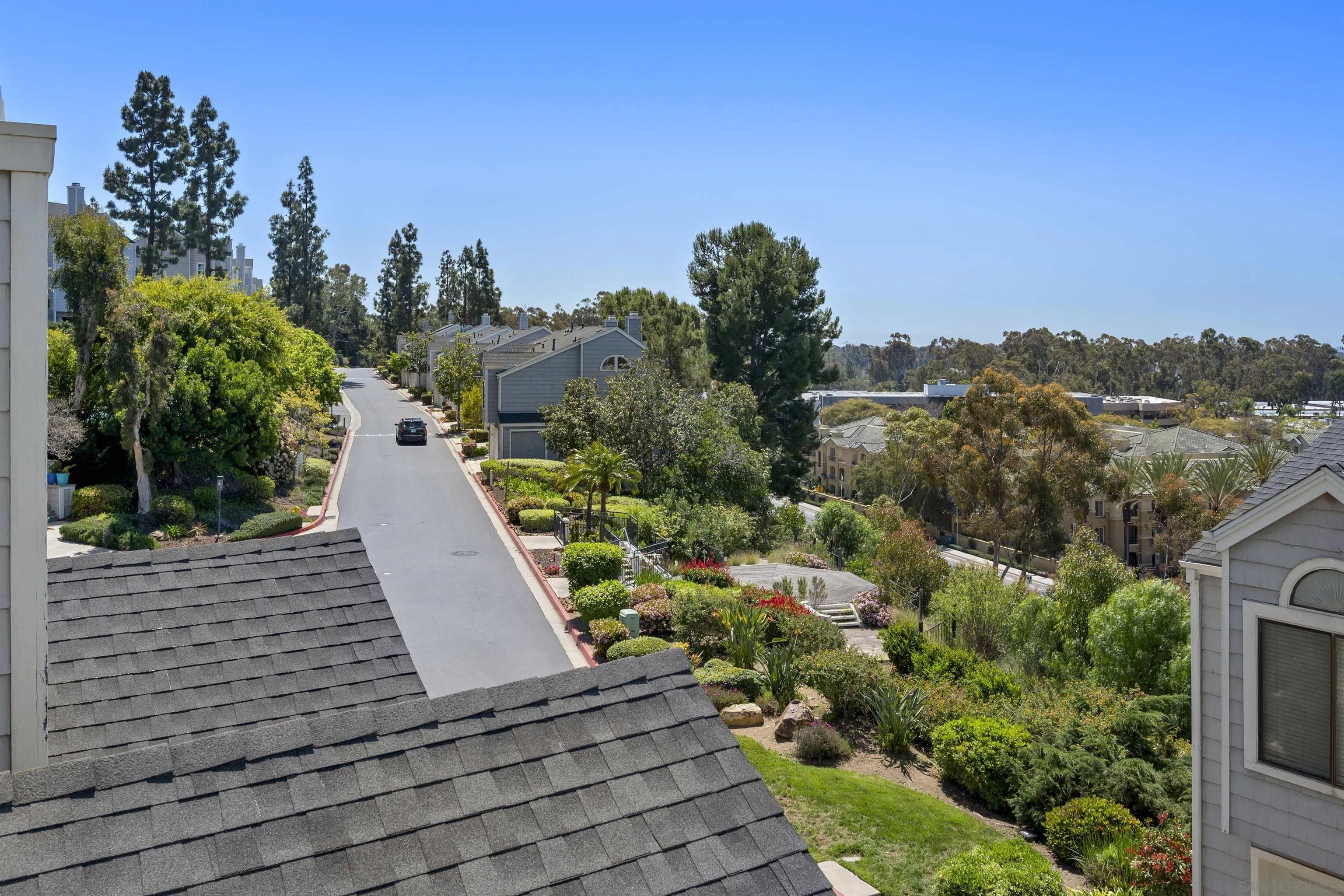 11061 Scripps Ranch Boulevard San Diego, CA 92131 - Photo 36 of 66 a view of a yard and car parked on the road