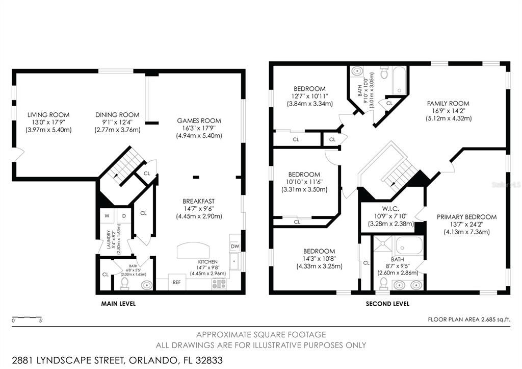 2881 Lyndscape Street Orlando, FL 32833 - Photo 30 of 30 a black and white photo of a black and white photo