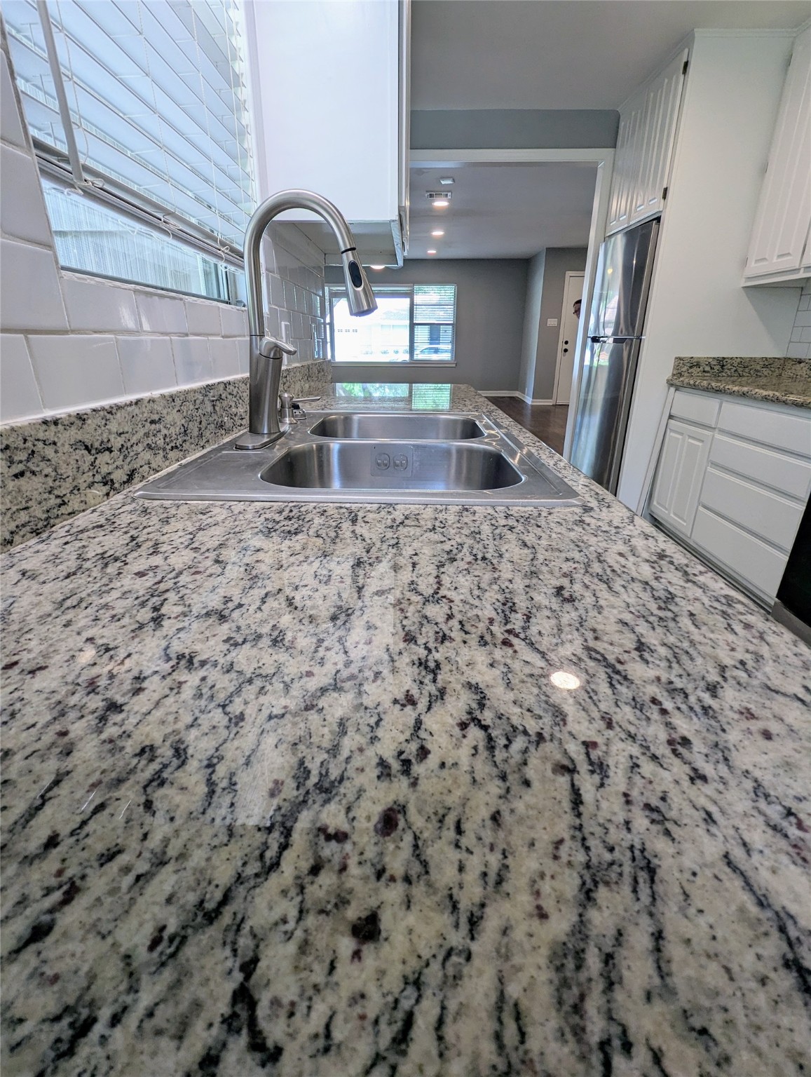 3111 Deal Street Houston, TX 77025 - Photo 18 of 39 a close view of a sink in a kitchen