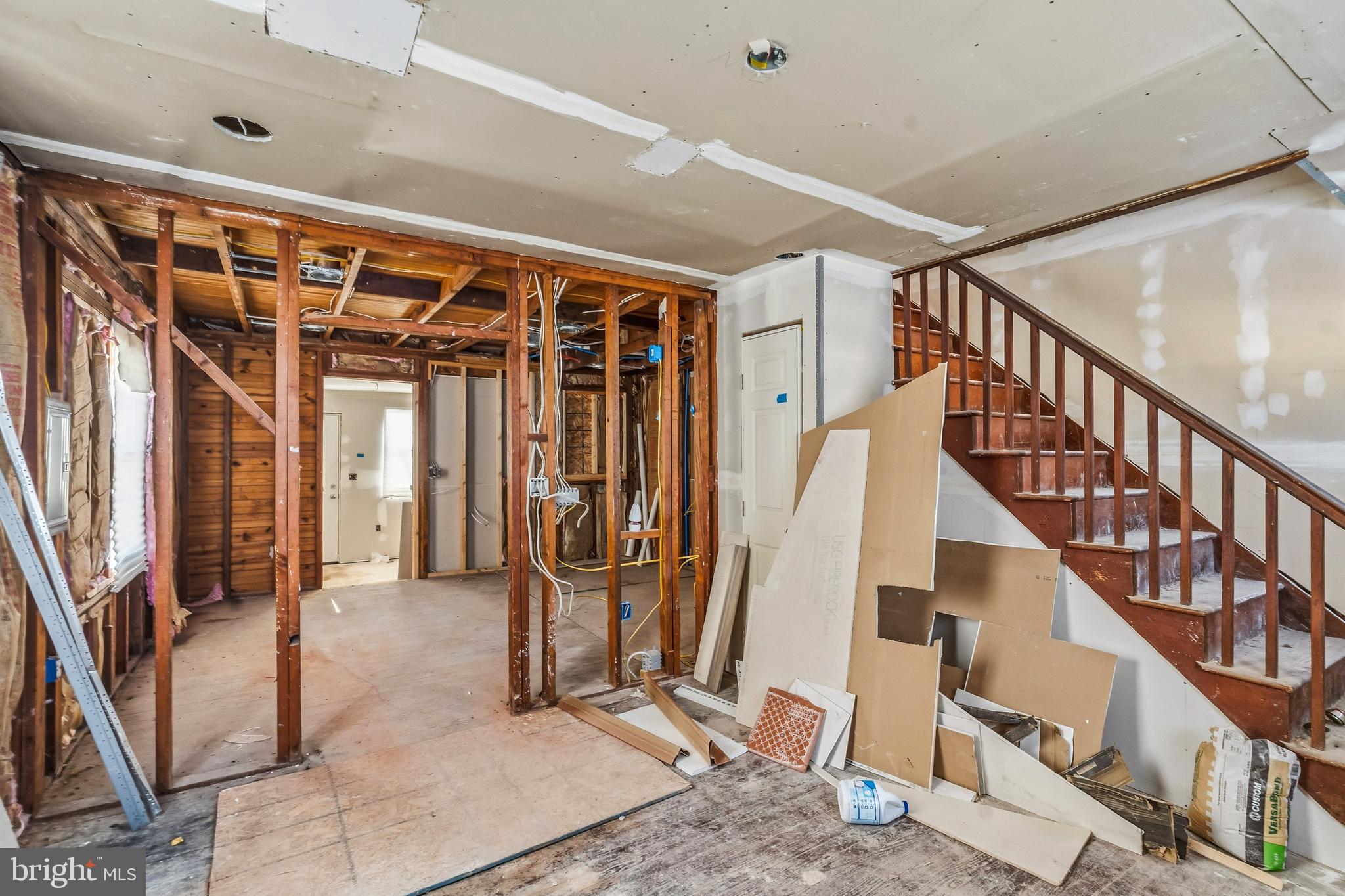 21-23 Harding Avenue Pennsville, NJ 08070 - Photo 19 of 35 a view of an entryway with wooden floor and door