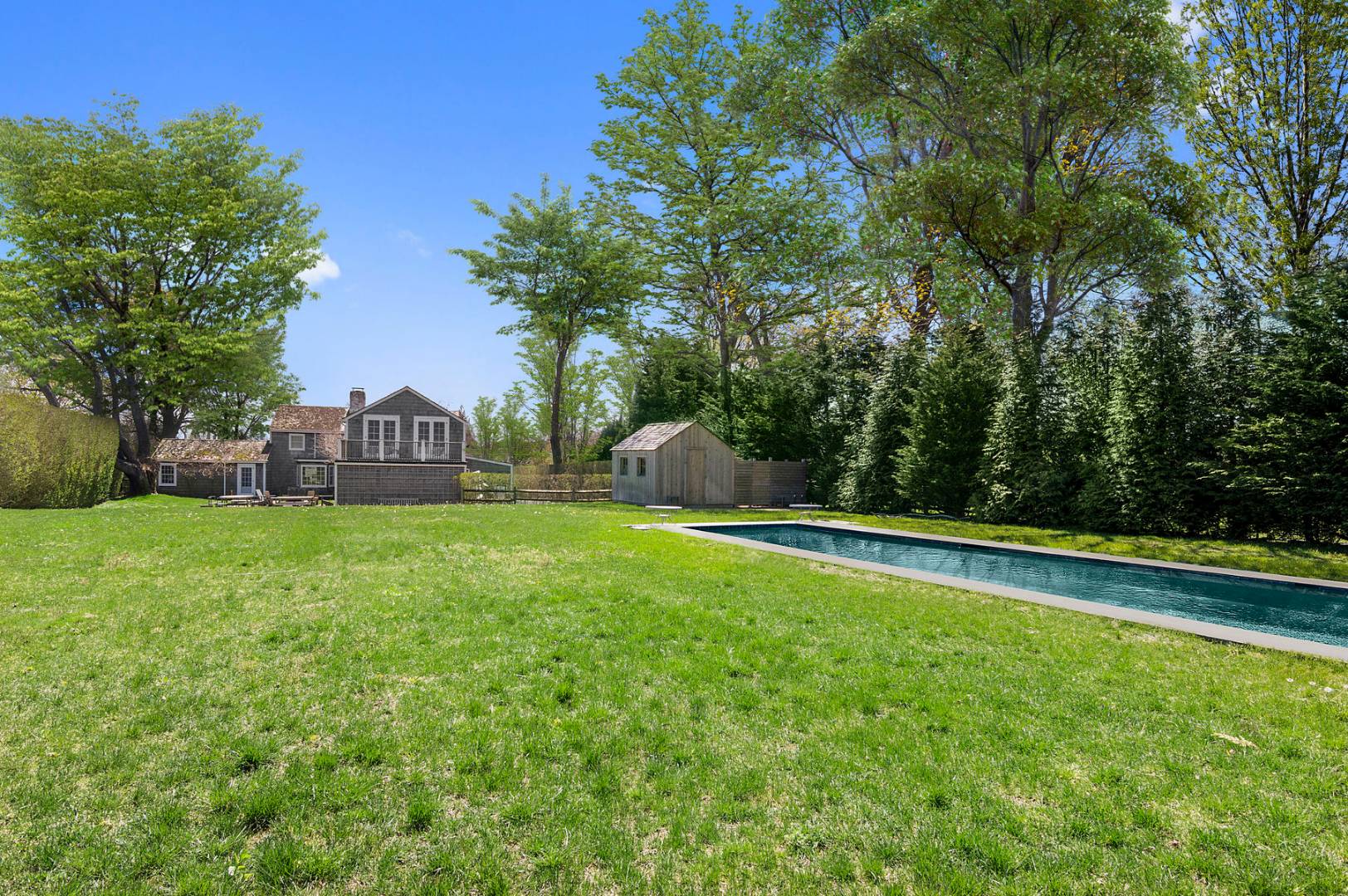 56 Sagaponack Road Bridgehampton, NY 11932 - Photo 8 of 15 a view of a garden and basketball court