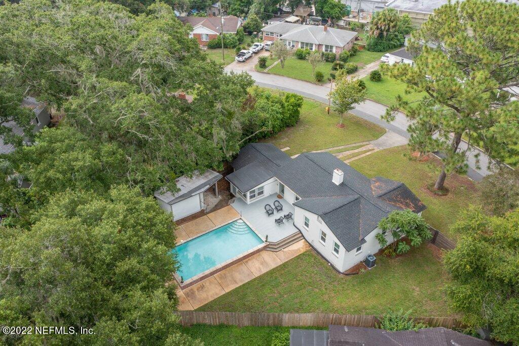 1499 Birmingham Road South Jacksonville, FL 32207 - Photo 46 of 51 an aerial view of a house with a yard