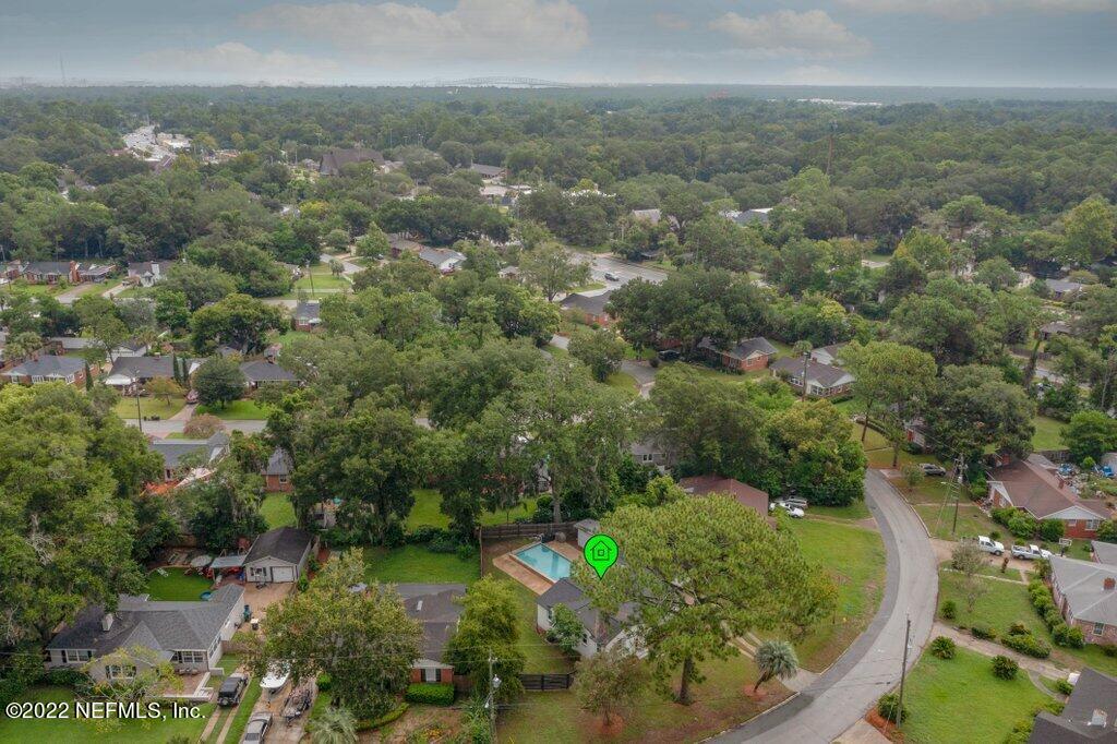 1499 Birmingham Road South Jacksonville, FL 32207 - Photo 51 of 51 an aerial view of residential houses with outdoor space and trees