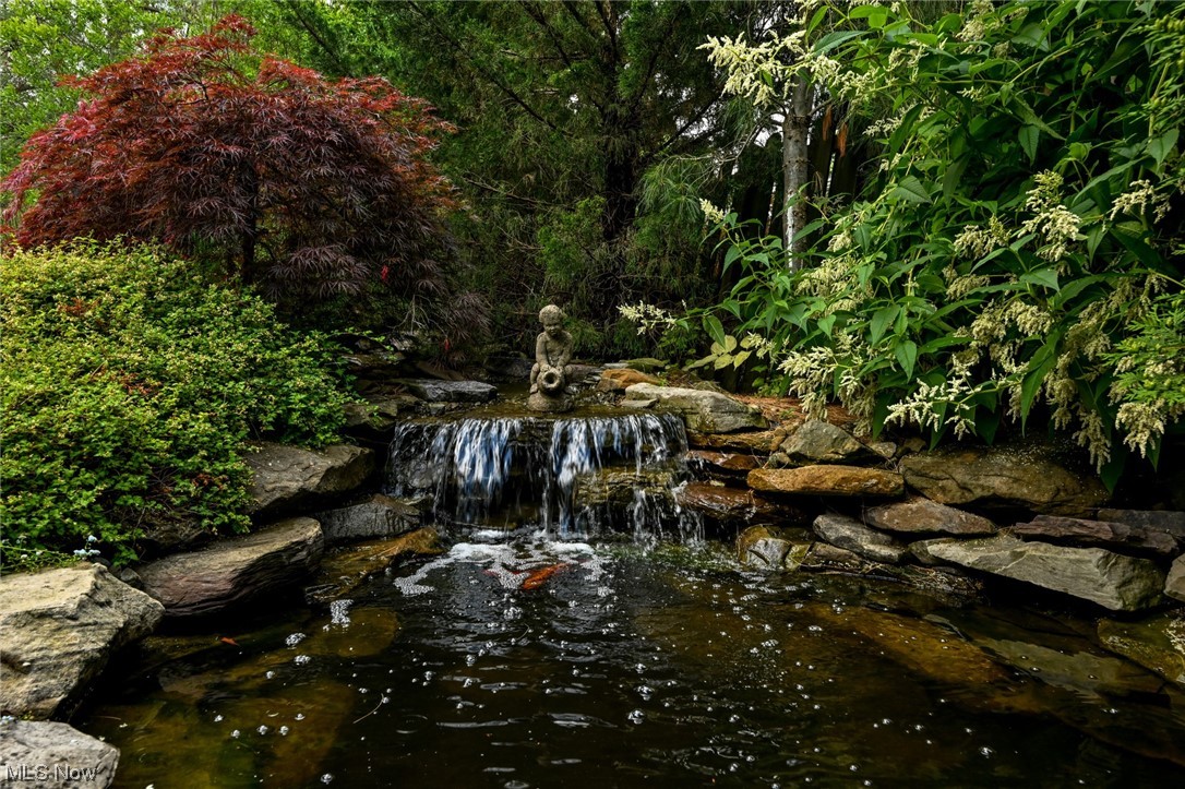 300 Simon Road Hudson, OH 44236 - Photo 32 of 35 Koi Pond and Waterfall