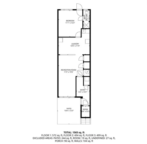 a picture of a floor plan