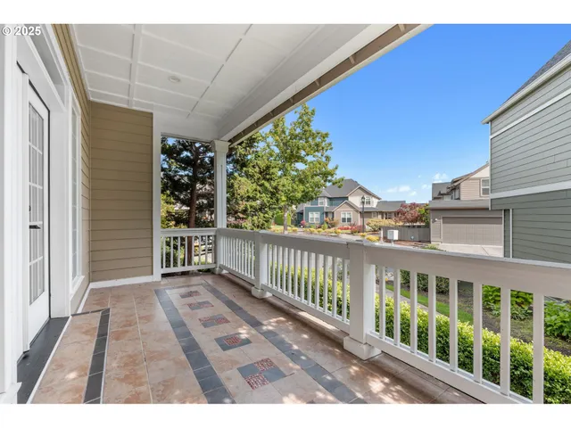 a balcony view with outdoor space