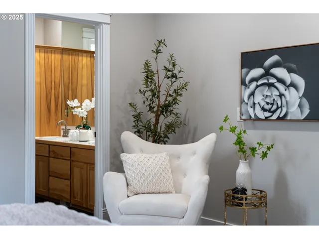 a living room with furniture and window