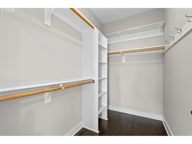 a view of walk in closet