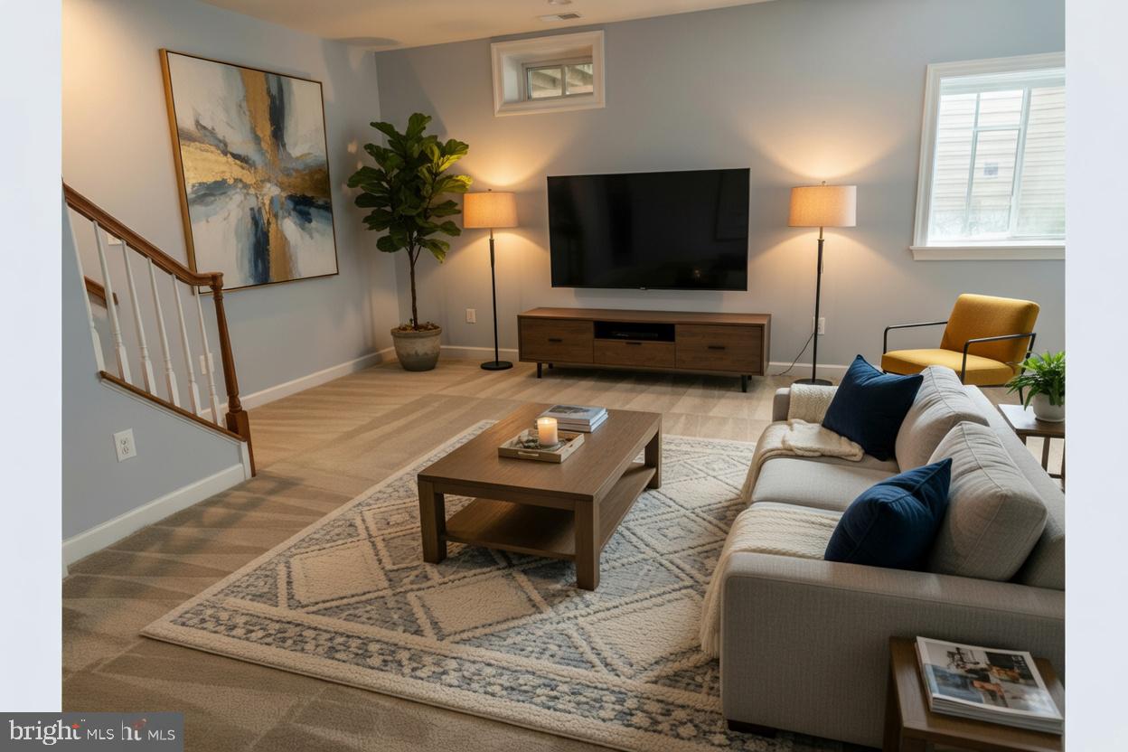 3990 Cephas Child Road Doylestown, PA 18902 - Photo 19 of 53 a living room with furniture and a flat screen tv
