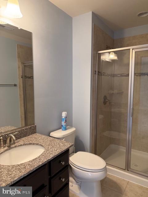 3990 Cephas Child Road Doylestown, PA 18902 - Photo 43 of 53 a bathroom with a granite countertop sink toilet and shower