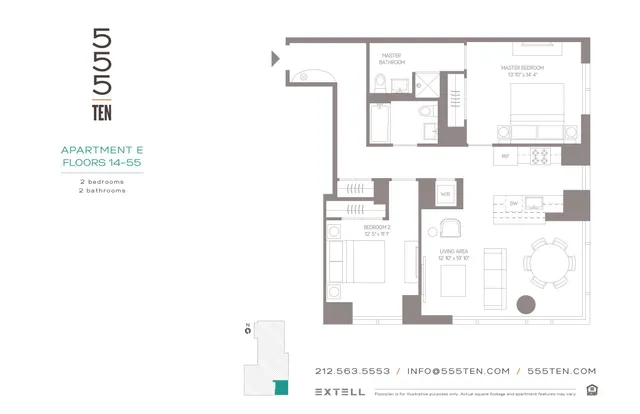 $8,200 | 555 10th Avenue, Unit 25E | Hudson Yards