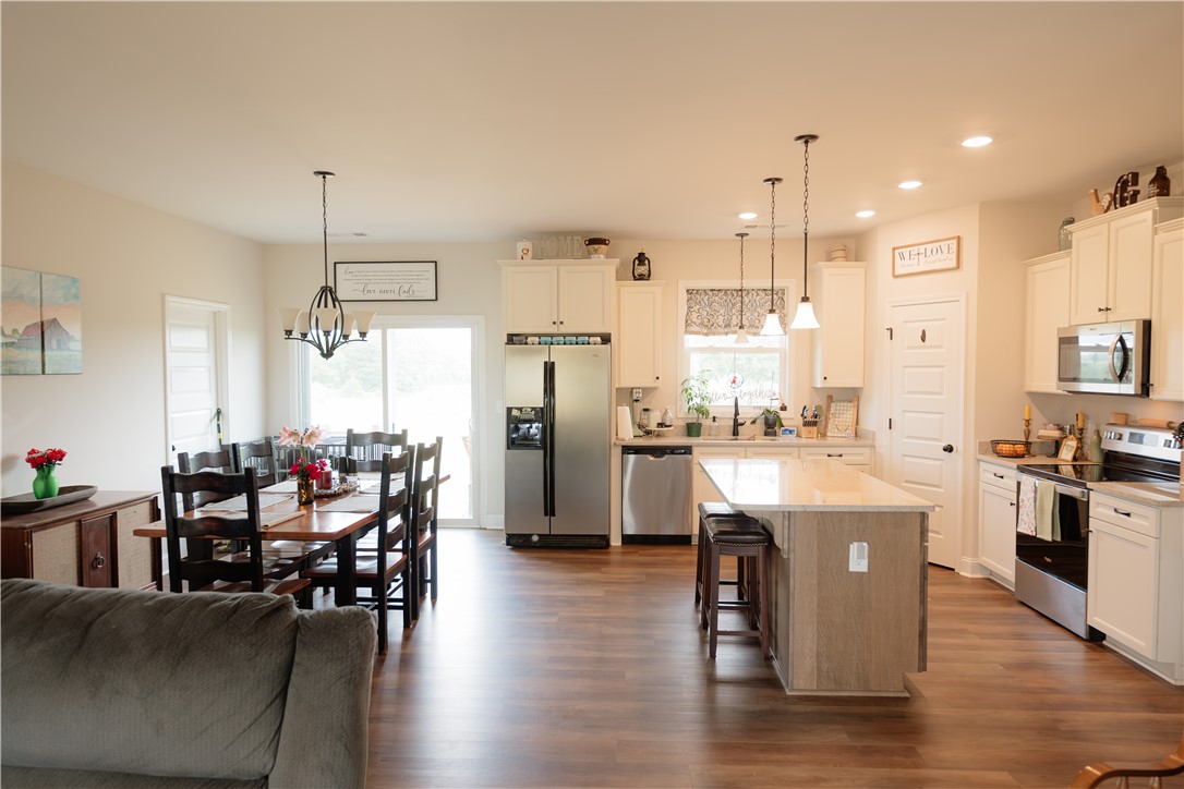 116 Public Well Road Anderson, SC 29626 - Photo 3 of 19 This open concept kitchen and dining area provides a perfect space for gatherings.