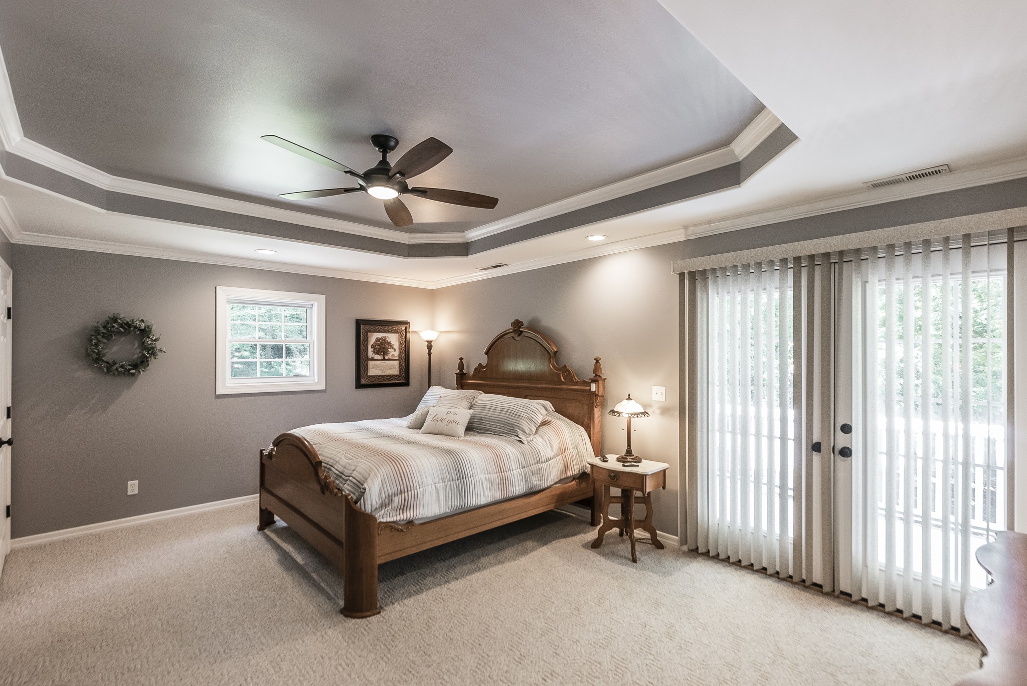 443 Mt Vernon Road Bethpage, TN 37022 - Photo 23 of 40 a bedroom with a bed and a ceiling fan