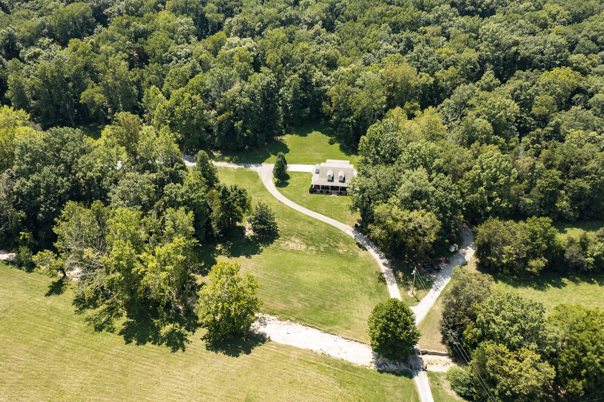 443 Mt Vernon Road Bethpage, TN 37022 - Photo 34 of 40 a view of a forest with a house
