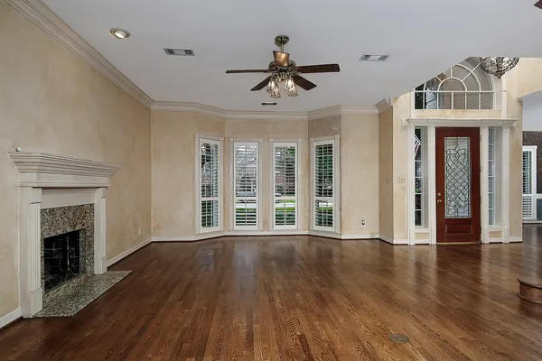 a view of an entryway door