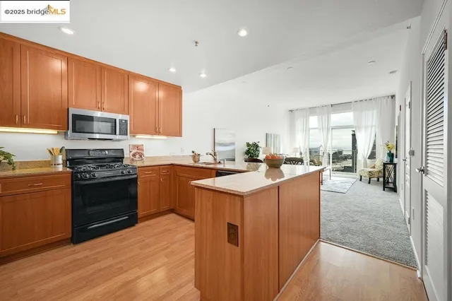 a view of a city that has tall buildings