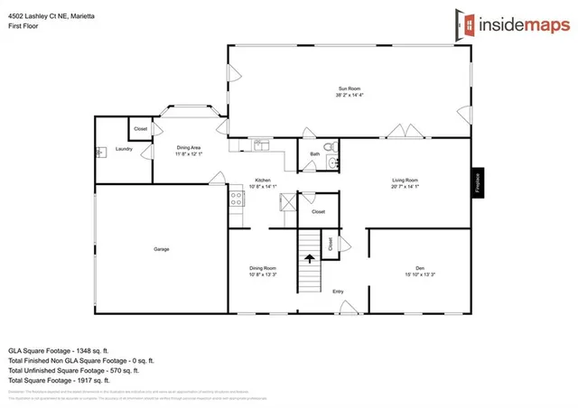 $3,340 | 4502 Lashley Court Northeast, Marietta, GA 30068