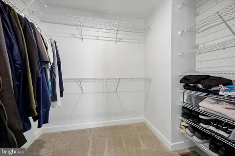 a view of a walk in closet