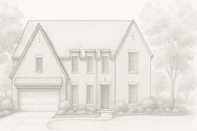 a view of a house with a staircase