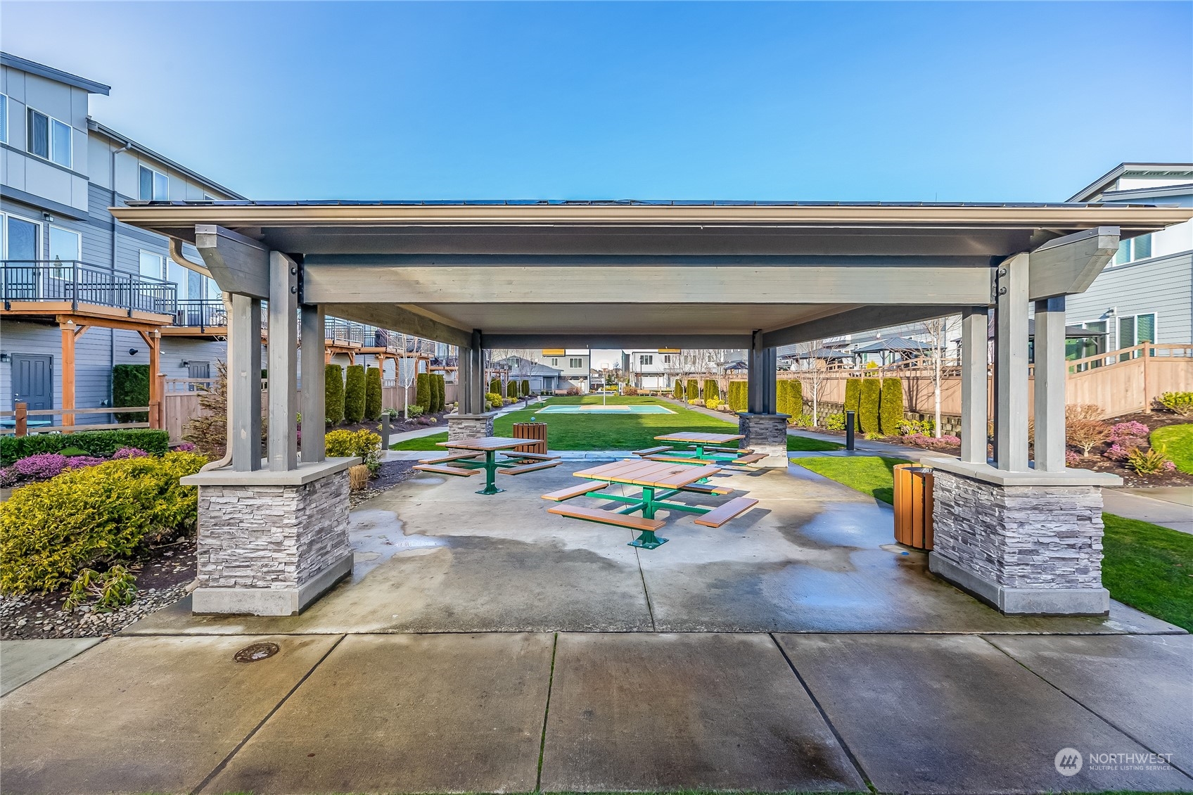 19308 35th Drive Southeast, Unit D Bothell, WA 98012 - Photo 30 of 32 a view of a porch with furniture and floor to ceiling window