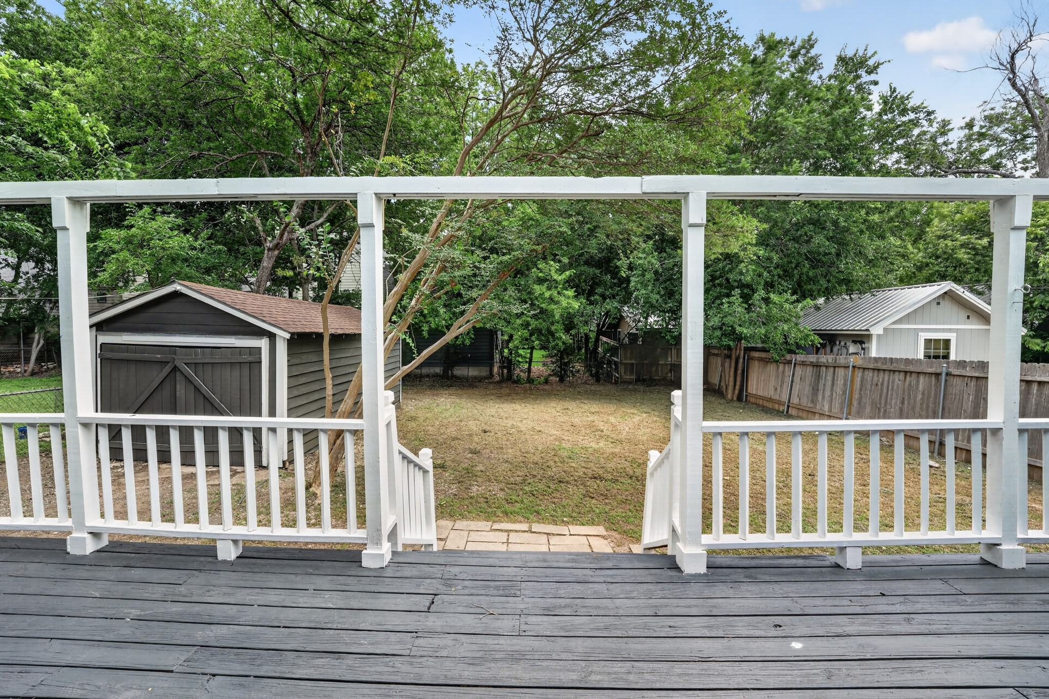 4907 Duval Street Austin, TX 78751 - Photo 30 of 31 a view of a deck