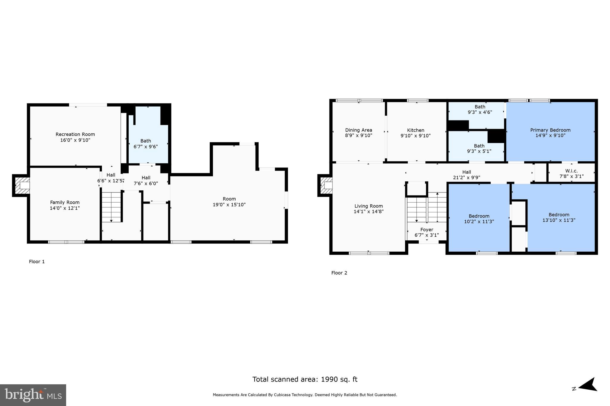 319 Cropp Road Fredericksburg, VA 22406 - Photo 43 of 43 both levels floorplans
