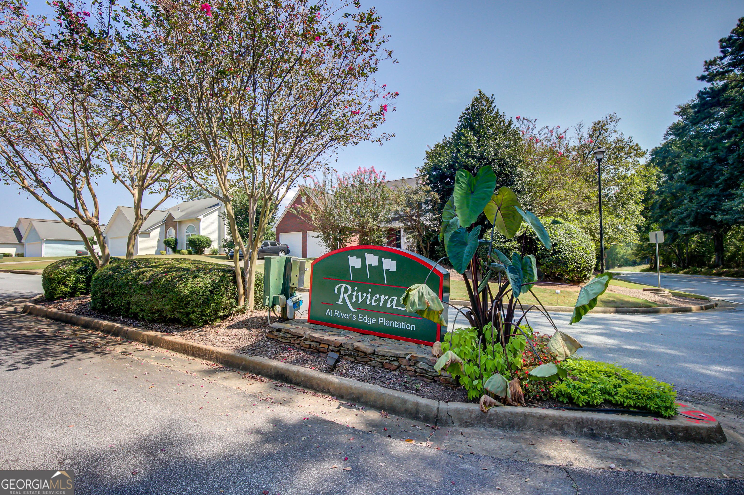 12350 Riviera Drive Fayetteville, GA 30215 - Photo 40 of 49 a front view of a house with a yard and plant