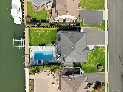 an aerial view of a