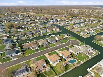 an aerial view of residential building with outdoor space