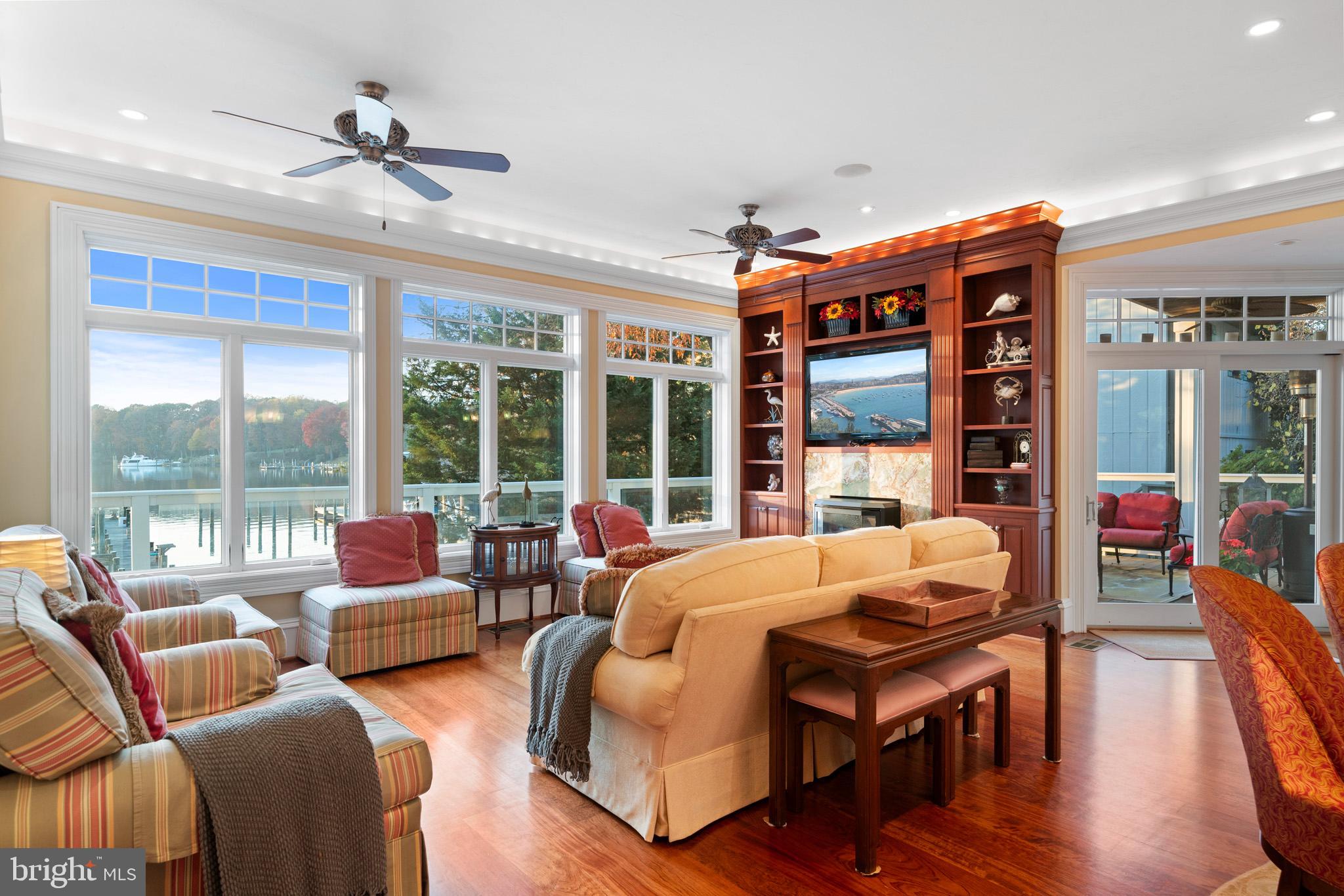 206 Harbor Drive Lusby, MD 20657 - Photo 14 of 109 Living area w/ built-ins